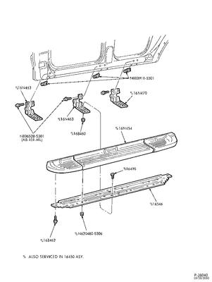 Xl3z16n470bb bracket 99 f250