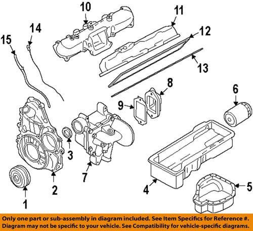 Gm oem 97192666 engine oil cooler part/component/engine oil cooler gasket