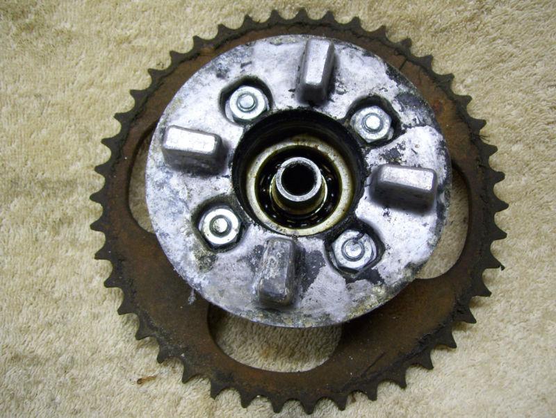 Honda s 65 rear sprocket & carrier hub