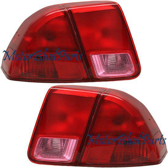 01-02 civic sedan tail lights+back-up lamps right+left