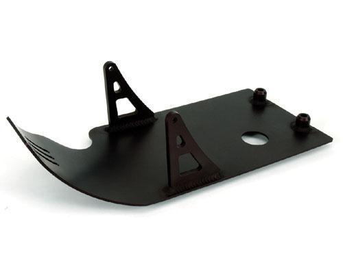 Bbr motorsports skid plate - black  320-klx-1111