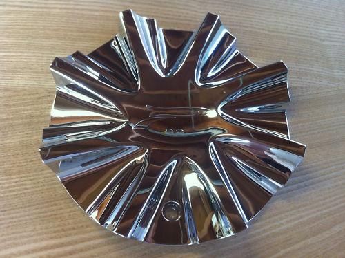 Platinum chrome custom wheel center cap caps (1) - p/n 270-100pc, 80472285f-1
