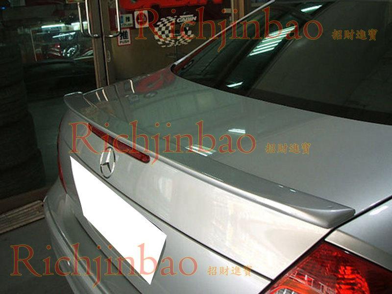 Painted l style trunk spoiler for mb mercedes benz e w211 4dr sedan 2002 2008 ♠