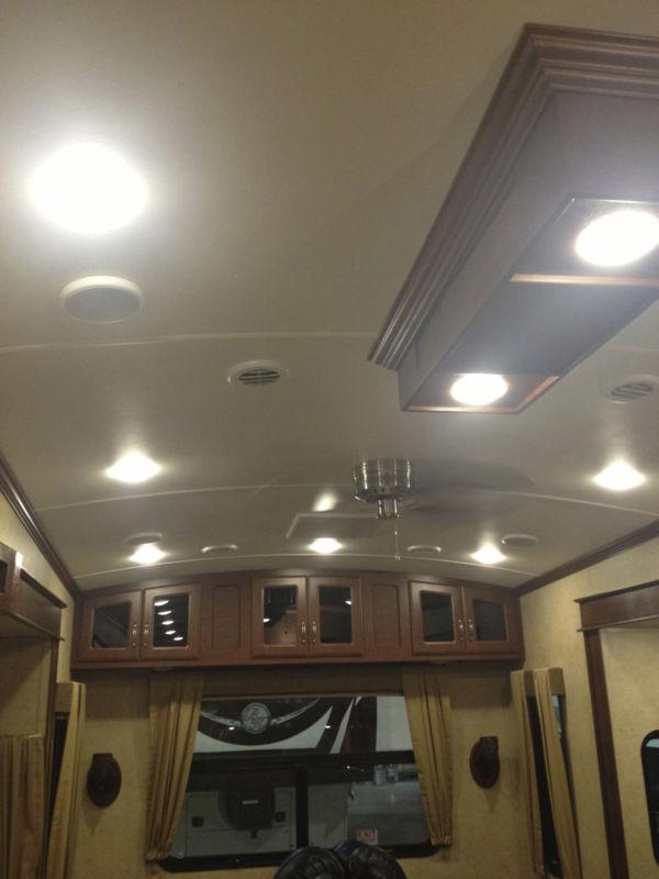 4.5" led 360 lumen recessed interior / ceiling lights for rvs, auto and boats 