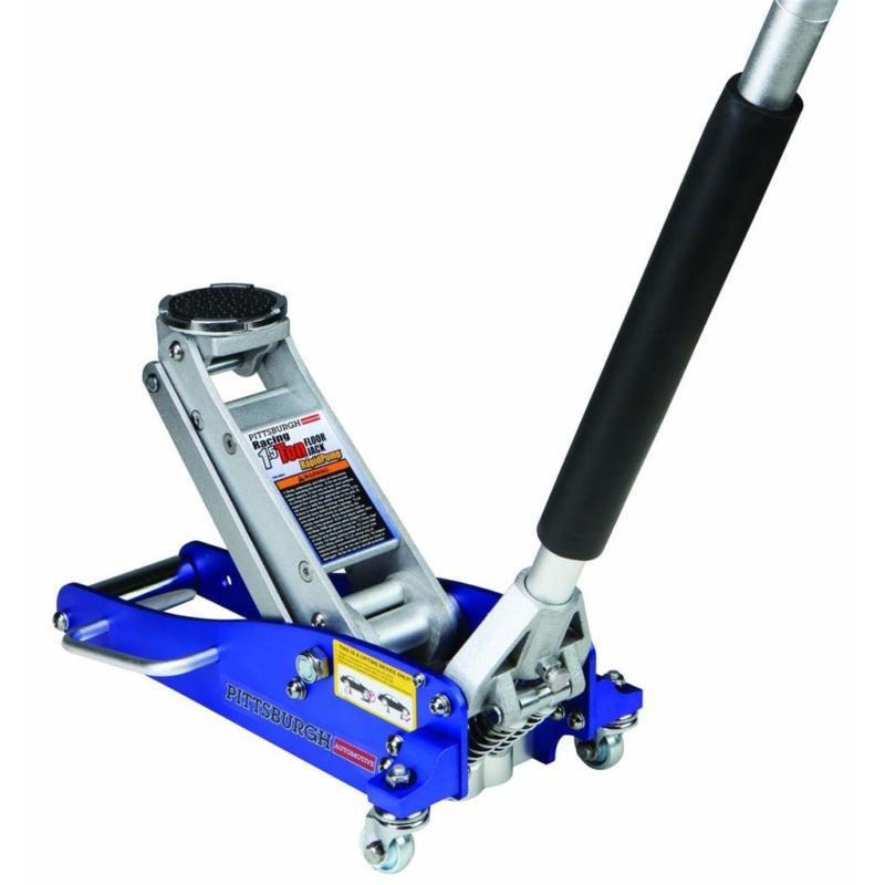 Floor jack racing compact aluminum light weight  with rapid pump®, 1.5 tons