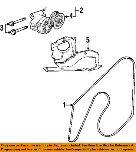 Saab oem 93181720 serpentine belt/serpentine belt/fan belt