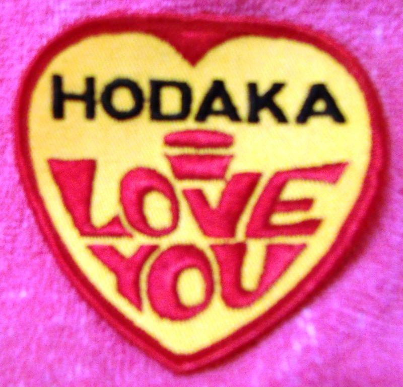 Motorcycle collectibles--"hodaka-i love you"-2 1'2"-patch--new--free shipping! 