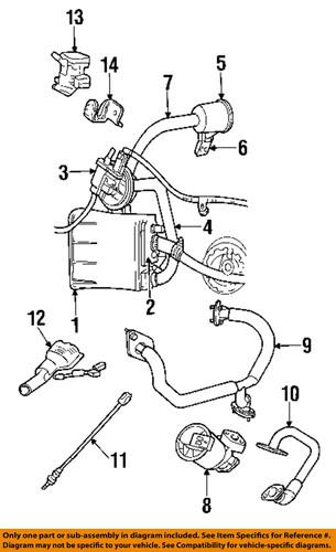 Mopar oem 4891386ad vapor canister