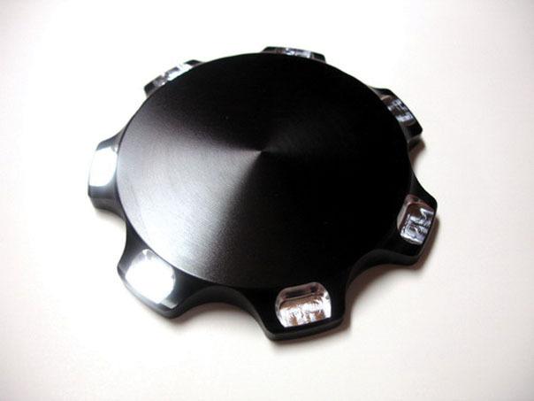 Joker machine gas cap smooth black anodized tri bonneville scrambler thruxton