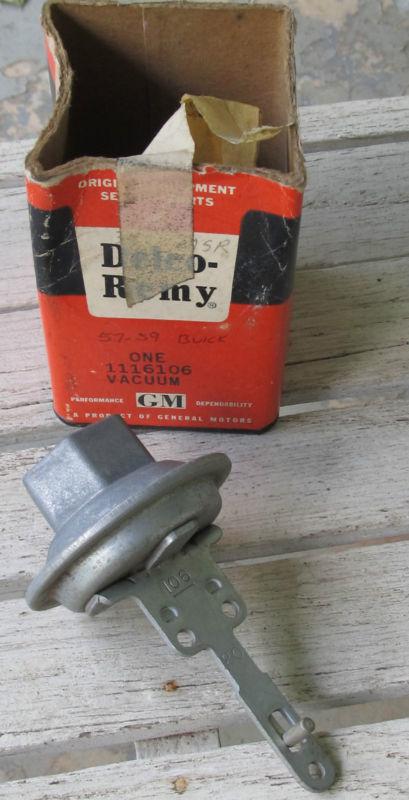 Nos 1957 1958 1959 buick distributor vacuum advance delco remy 1116106