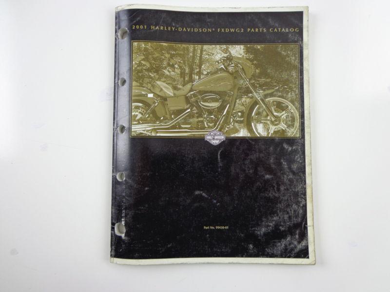 Harley davidson 2001 fxdwg 2 parts catalog 99430-01