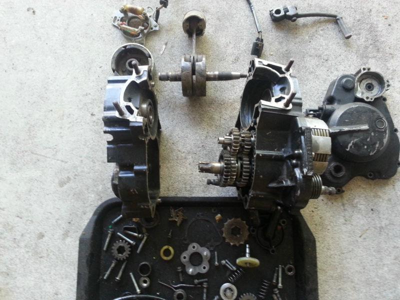 1987 kawasaki kx80 - engine parts