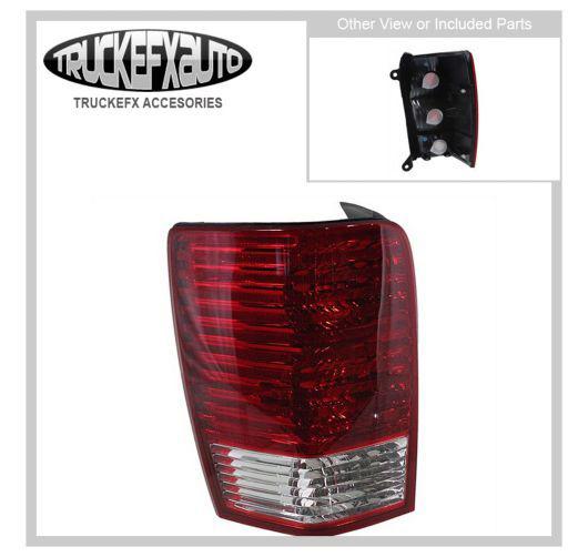 New tail light lamp driver left side clear red lens lh hand ch2818116