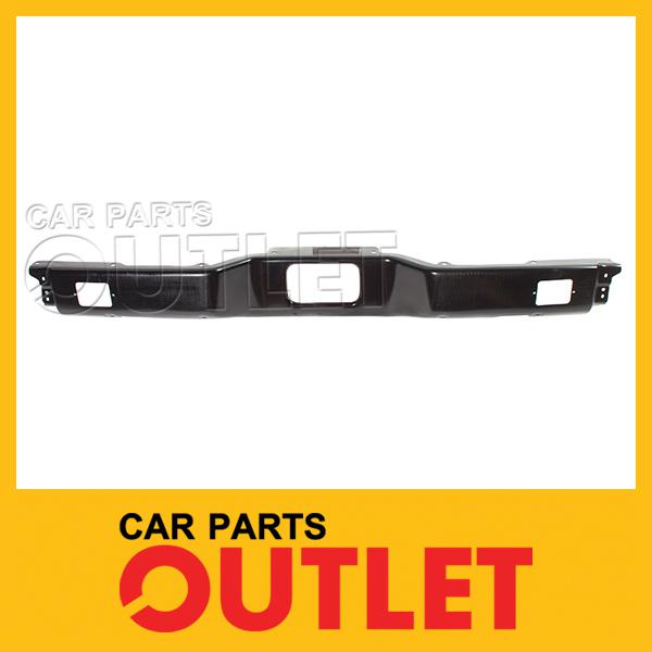 92 93 mits montero rear bumper center mi1102116 primered black steel face bar