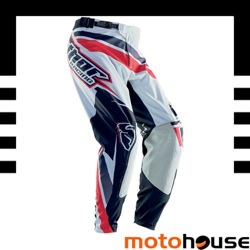 Thor mens prime slice pants mx offroad dirt motocross red white black 