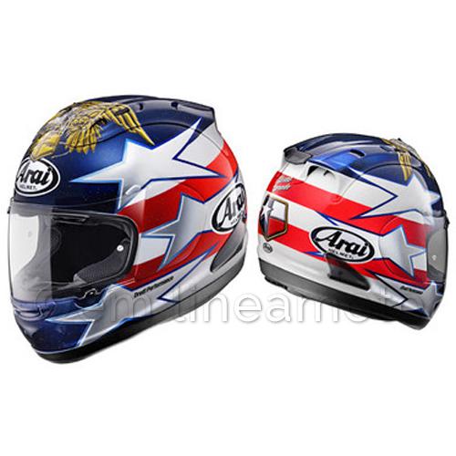 _ helmet arai rx-7 gp replica colin edwards indianapolis tg m