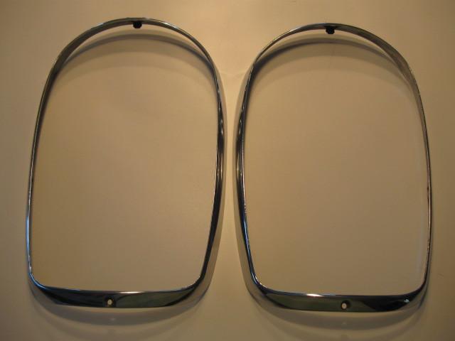 Mercedes w113 pagoda euro headlight bezel pair 280sl 250sl 230sl   