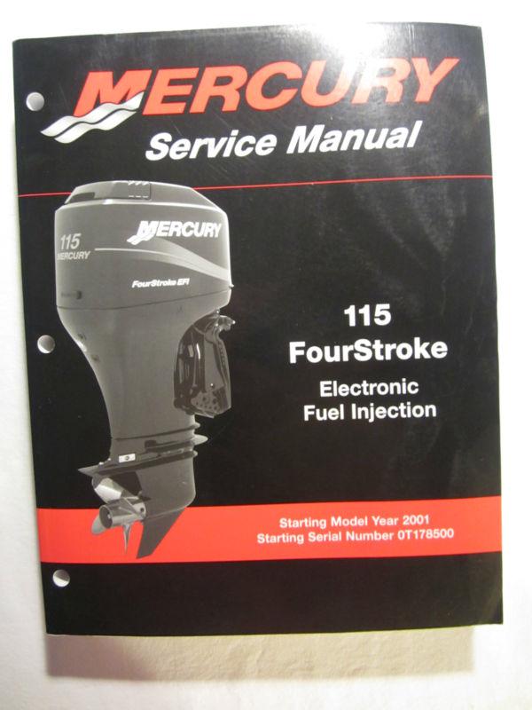 2001+ mercury outboard service repair manual 115 fourstroke efi 90-881980r02