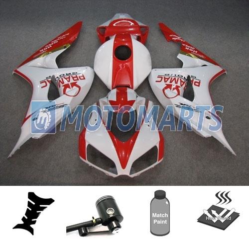 Bundle inj fairing w/ brake fluid reservoir oil pot for honda cbr1000rr 06 07 bt