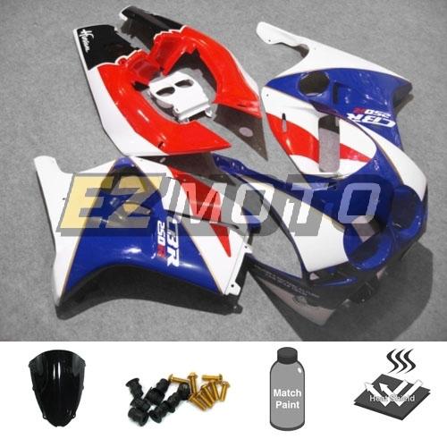 Bodywork fairing pack w/ windscreen & bolts for honda cbr250r mc19 1988 1989 ac