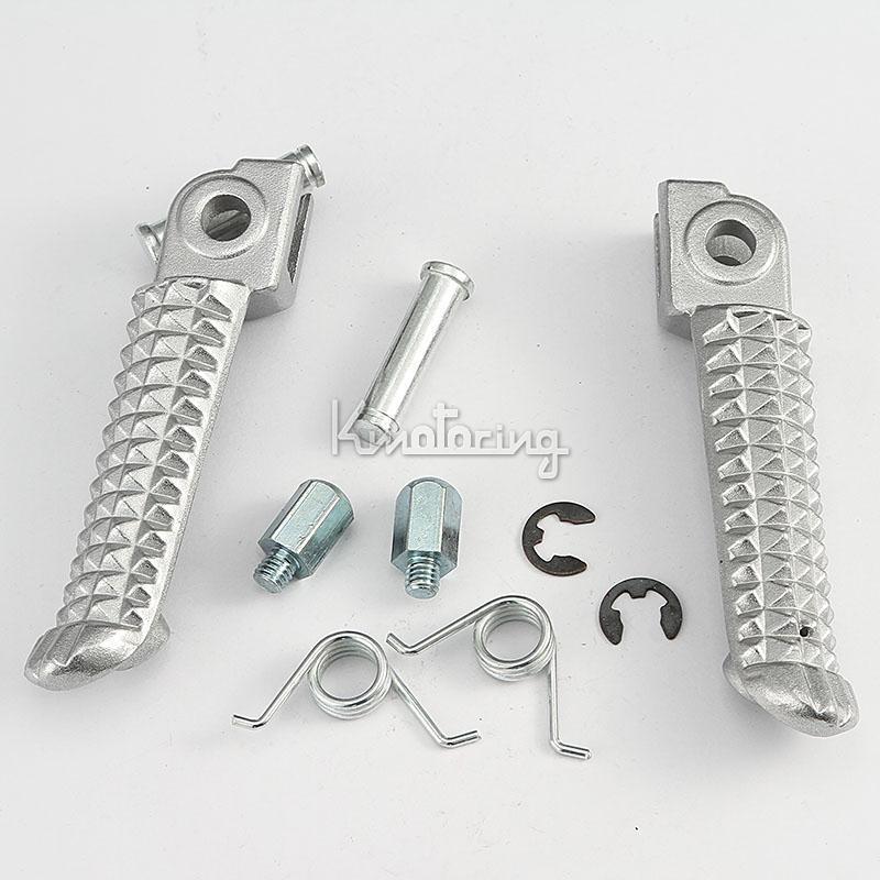 Front passenger foot pegs footrest for yamaha yzf r1 r6 2004-2010 hot