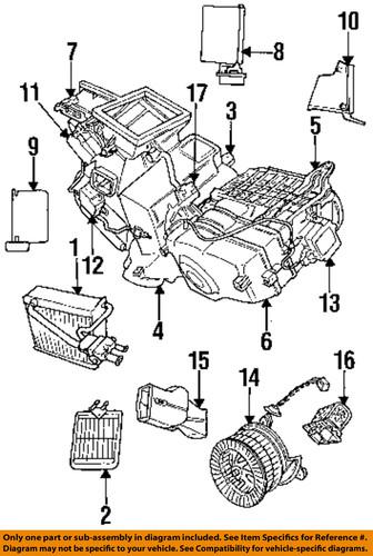 Mopar oem 4882864ae a/c evaporator core-evaporator core