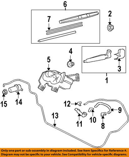 Toyota oem 8524252060 wiper blade/windshield wiper blade