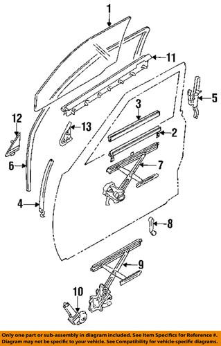 Toyota oem 8572035070 tailgate window motor