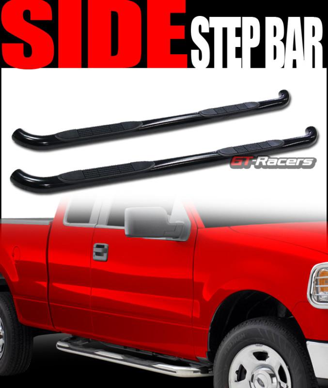 3" hd side step nerf bars rail running boards 02-05 ford explorer 4dr/4 door bk