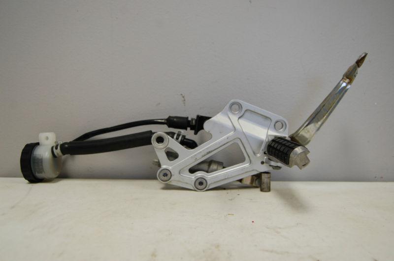 2004 kawasaki ninja 250r rear brake assembly with master cylinder