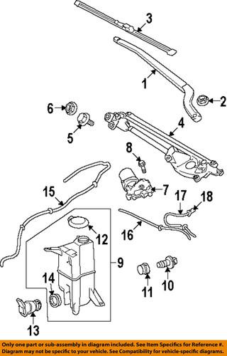 Toyota oem 852110c020 wiper arm/windshield wiper arm