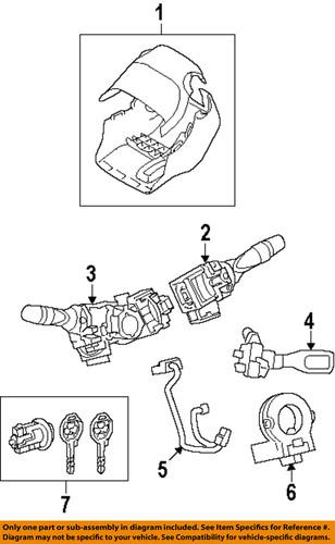 Toyota oem 8414012730 switch, multi-function/combination/combination switch