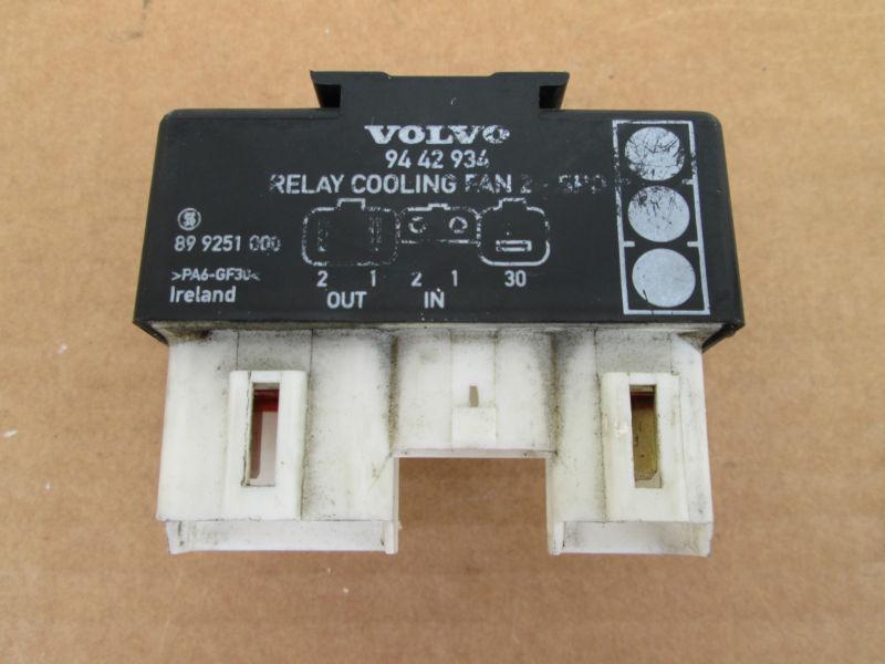 98 99 00 volvo s70 v70 radiator cooling fan control unit relay 94 42 934 9442934