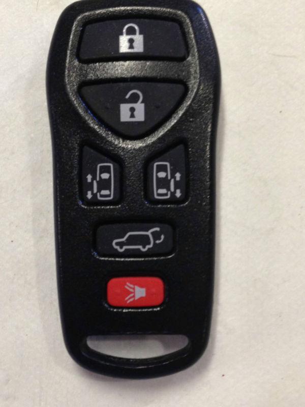 Nissan quest key fob remote keyless entry panic button alarm