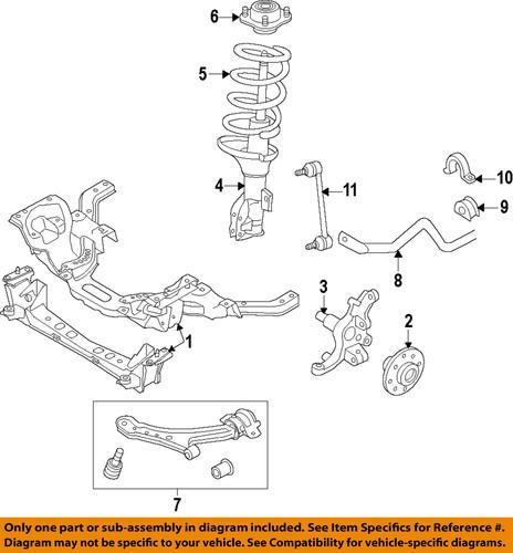 Ford oem br3z-18124-e front strut/suspension strut