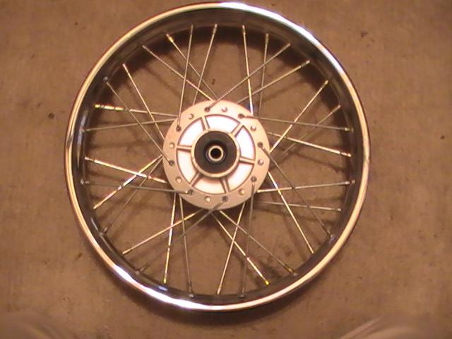 New! mini bike/scooter front or rear spoked rim! fd 1.40x14