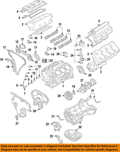 Nissan oem 13231ey00b cam follower/engine camshaft follower