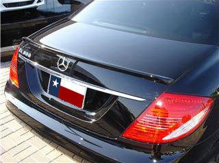 Painted 2008+ mercedes cl lip style rear spoiler