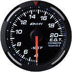 Defi white series racer gauge egt gauge - df06803