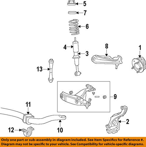 Ford oem al3z-18124-ea front shock absorber/shock absorber