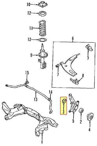 Kia 0k20133065a genuine oem factory original hub seals