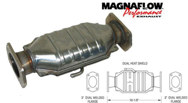 Corvette exhaust catalytic converter