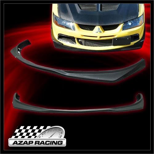 2003 2004 2005 poly-urethane front bumper lip spoiler for mitsubishi evo 8 viii