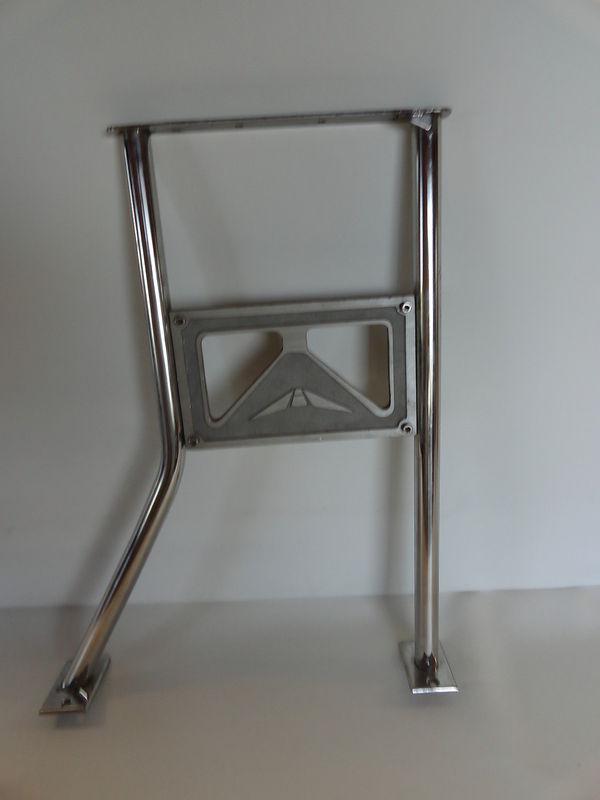 Helm seat leg stainless steel marine boat