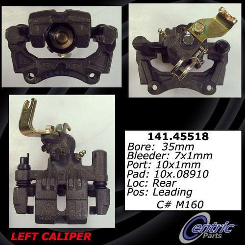 Centric 141.45518 rear brake caliper-premium semi-loaded caliper