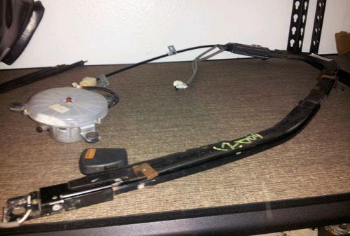 1990 nissan stanza lh power seat belt track 