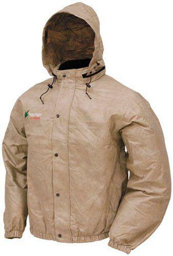 Frogg toggs pro action rain jacket khaki xl/x-large pa61302-04xl