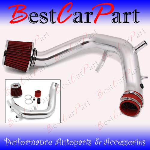 Bcp red 04-08 acura tsx 2.4l cold air intake system + filter