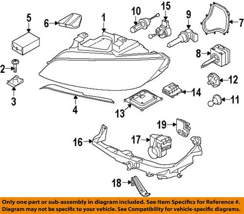 Bmw oem 63217217509 headlight bulb-xenon bulb