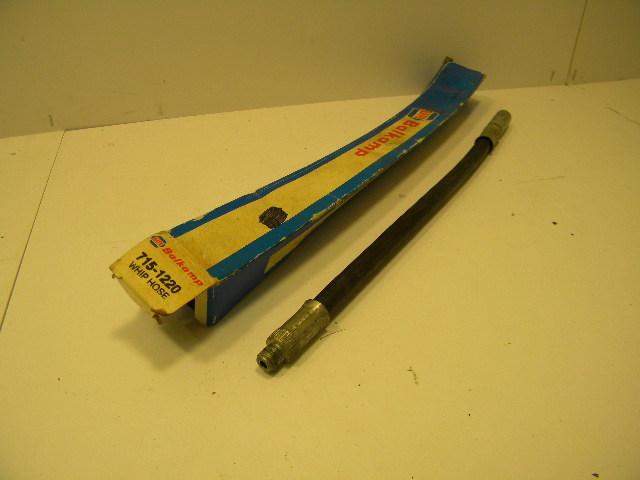 Nos/vintage napa/balkamp 715-1223 grease gun whip hose and adapter